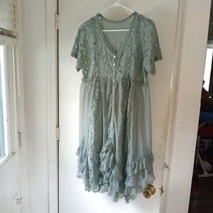 Free People Sz 10 Flowy Tunic/Dress